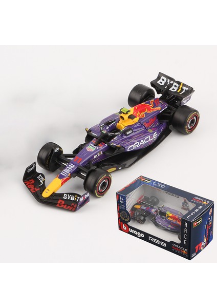 Bburago 1:43 2023 F1 Modeli RB19 W14 SF23 C43 A523 AMR23 Yarış Alaşım Araba Oyuncak Red Bull Mercedes Alfa Romeo Apline (Yurt Dışından)