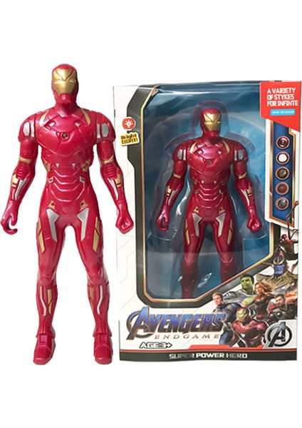 2024 Marvel Örümcek Adam Hulk Ironman Anime Action Figure Oyuncak Noel Hediyesi Pvc Hareketli Eklemler Aydınlık Bebek Koleksiyonu Modeli Oyuncak (Yurt Dışından)