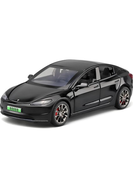 Tesla Modeli Için 2024 Yeni 1:32 3 Alaşım Model Araba Oyuncak Diecasts Metal Döküm Ses ve Işık Oyuncak Arabalar Araç (Yurt Dışından)