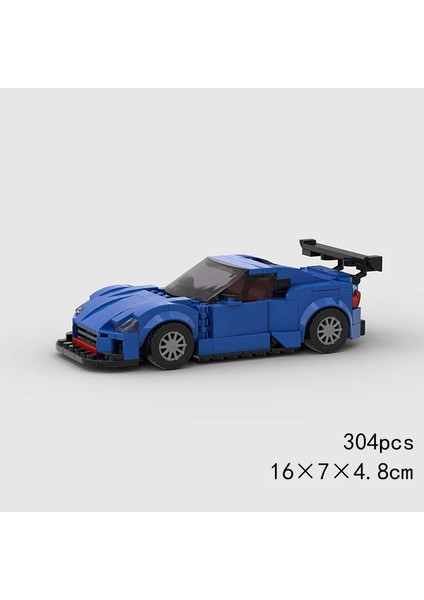 Moc Hız Şampiyonlar Süper Yarış Arabası F1 Büyük Araç Yarış Modeli Yapı Taşları Tuğla Spor Kamyonet Şehir Tekniği Oyuncak (Yurt Dışından)