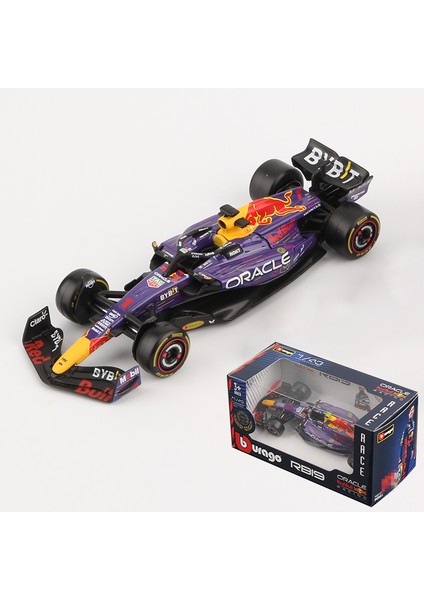 Bburago 1:43 2023 F1 Modeli RB19 W14 SF23 C43 A523 AMR23 Yarış Alaşım Araba Oyuncak Red Bull Mercedes Alfa Romeo Apline (Yurt Dışından)