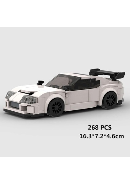 Moc Hız Şampiyonlar Süper Yarış Arabası F1 Büyük Araç Yarış Modeli Yapı Taşları Tuğla Spor Kamyonet Şehir Tekniği Oyuncak (Yurt Dışından)