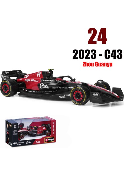 Bburago 1:43 F1 Red Bull Ferrari Mercedes Benz Aston Martin Mclaren Alfa Romeo Alaşım Lüks Araba Döküm Araba Modeli Oyuncak Serisi (Yurt Dışından)