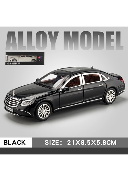 1:24 Mercedes Benz E300L E Sınıfı Alaşım Model Araba Döküm Metal Koleksiyonu Araç Oyuncak Modeli Ses ve Işık Çocuk Oyuncağı Araba Hediyeler (Yurt Dışından)