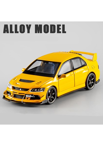 1:32 Mitsubishi Lancer Evolution Evo Ix9 Alaşım Spor Araba Modeli Döküm Metal Yarış Araçları Araba Modeli Ses Işığı Çocuk Oyuncak Hediye (Yurt Dışından)
