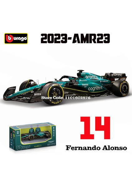 Bburago 1:43 F1 Red Bull Ferrari Mercedes Benz Aston Martin Mclaren Alfa Romeo Alaşım Lüks Araba Döküm Araba Modeli Oyuncak Serisi (Yurt Dışından) fırsatları