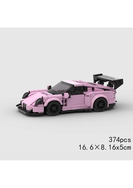 Moc Hız Şampiyonlar Süper Yarış Arabası F1 Büyük Araç Yarış Modeli Yapı Taşları Tuğla Spor Kamyonet Şehir Tekniği Oyuncak (Yurt Dışından)