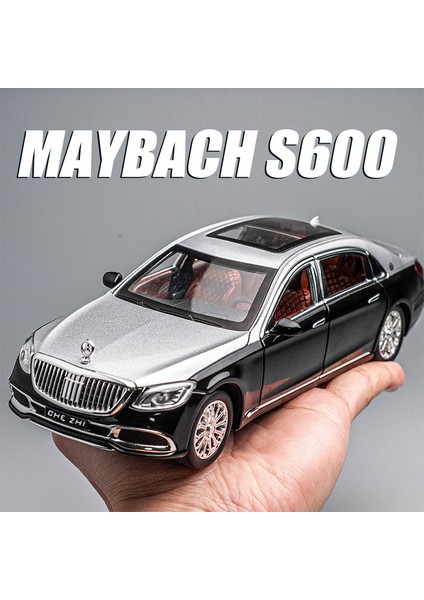 1:24 Mercedes Benz Maybach GLS600 Alaşım Model Arabalar Döküm Oyuncak Araba Simülasyon Ses ve Işık Araç Oyuncak Modeli Çocuklar Için Hediyeler (Yurt Dışından) fiyatları