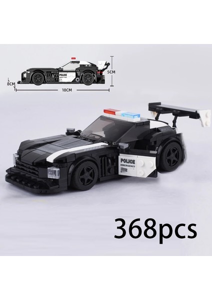 Moc Hız Şampiyonlar Süper Yarış Arabası F1 Büyük Araç Yarış Modeli Yapı Taşları Tuğla Spor Kamyonet Şehir Tekniği Oyuncak (Yurt Dışından)