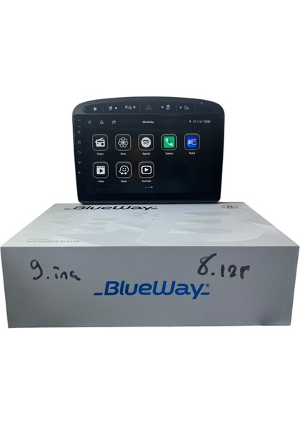 Peugeot 308-RCZ Blueway 8-128 Tam Profesyonel Oem Multimedia modelleri