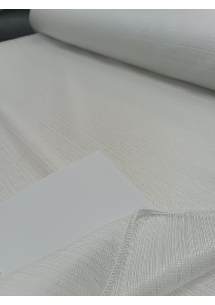 Kendinden Çizgili Tül Perde -Ekru - Pileli Dikim 1x2,5 Pile - PU898 fiyatları