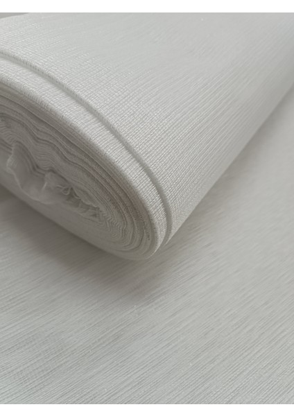 Kendinden Çizgili Tül Perde -Ekru - Pileli Dikim 1x2,5 Pile - PU898 fırsatları