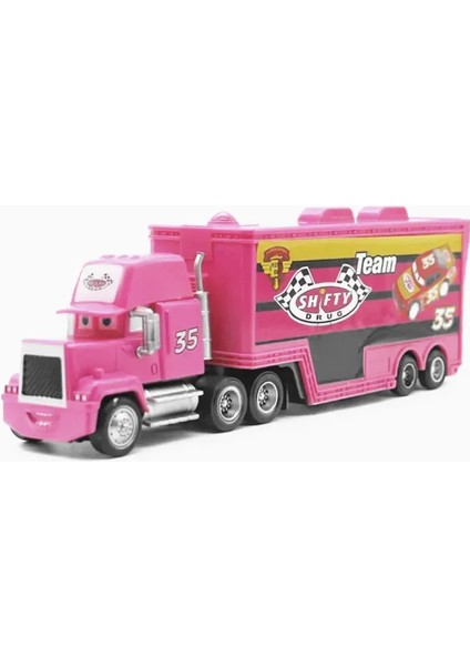 2025 Cars 2 Disney Pixar Car 3 Lightning Mcqueen Mack Uncle Jackson Storm Truck Diecast Dinoco Metal Toys Gift For Children Kids (Yurt Dışından)