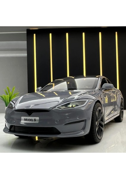1:24 Tesla Model S Minyatürleri Simülasyon Alaşım Metal Pres Döküm Model Araba Ses ve Işık Oyuncak Arabalar Çocuklar Için Erkek Arkadaşı Için Hediyeler C270 (Yurt Dışından) fiyatları