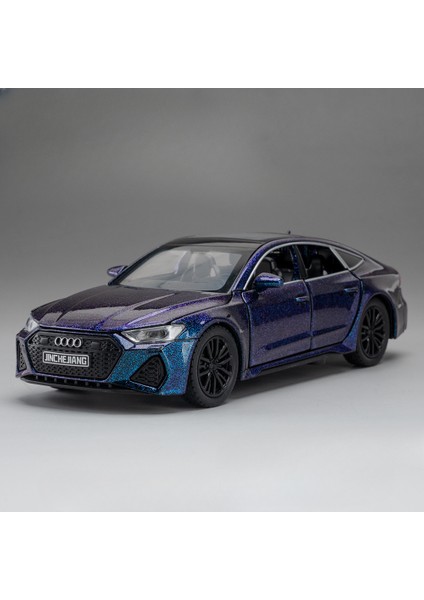 1/32 Alloy Alaşım Diecast Oyuncak Araba Model Araçlar Metal Gövde Kauçuk Lastikler 6 Kapı Açıldı Ses Işık Geri Çekin Oyuncak Araba Çocuk Hediyeler (Yurt Dışından)