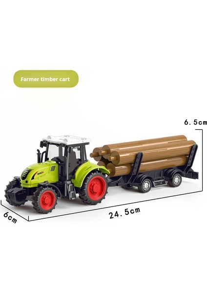 Simülasyon Çiftçinin Arabası Çim Biçme Makinesi Traktör Geri Çekin Çocuk Oyuncakları Atalet Araç Mühendislik Ekskavatör Modeli Toyboy Doğum Günü Hediyesi (Yurt Dışından)