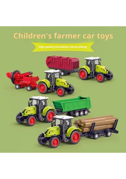 Simülasyon Çiftçinin Arabası Çim Biçme Makinesi Traktör Geri Çekin Çocuk Oyuncakları Atalet Araç Mühendislik Ekskavatör Modeli Toyboy Doğum Günü Hediyesi (Yurt Dışından) fiyatları