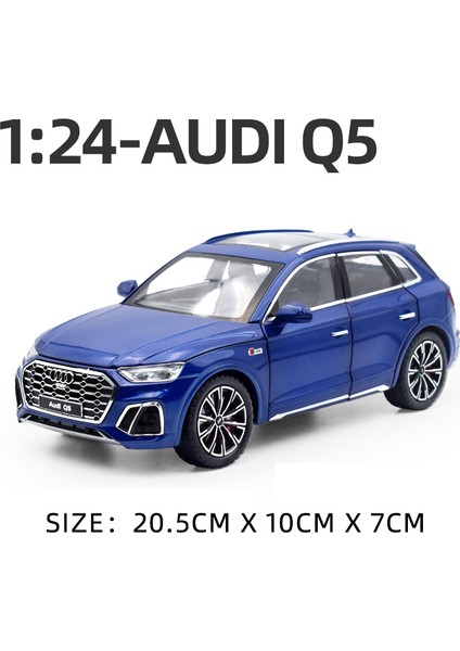 1:24 Audi Q5 Alaşım Model Araba Suv Off-Road Araç Döküm Metal Oyuncak Araba Koleksiyonu Çocuk Oyuncak Araba Simülasyon Geri Çekin Çocuk Için Hediye (Yurt Dışından)