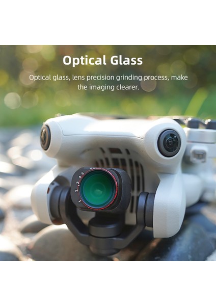 Brdrc Vnd Lens Filtreleri Djı Mini 4 Pro Drone Için VND4-32/64-512 Kamera Aksesuarı Için Ayarlanabilir Optik Cam Değişken Nd Filtreler (Yurt Dışından) modelleri