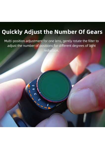 Brdrc Vnd Lens Filtreleri Djı Mini 4 Pro Drone Için VND4-32/64-512 Kamera Aksesuarı Için Ayarlanabilir Optik Cam Değişken Nd Filtreler (Yurt Dışından) fırsatları