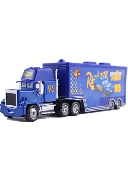 2025 Cars 2 Disney Pixar Car 3 Lightning Mcqueen Mack Uncle Jackson Storm Truck Diecast Dinoco Metal Toys Gift For Children Kids (Yurt Dışından)
