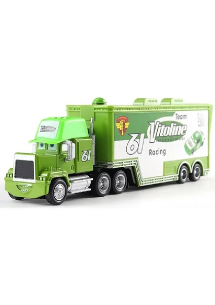 2025 Cars 2 Disney Pixar Car 3 Lightning Mcqueen Mack Uncle Jackson Storm Truck Diecast Dinoco Metal Toys Gift For Children Kids (Yurt Dışından)