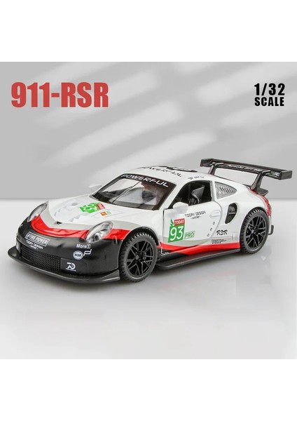 1:32 Porsche 911 Porsche Rsr Mavi Araba Alaşım Araba Modeli Simülasyon Araba Dekorasyon Koleksiyonu Hediye Oyuncak Döküm Modeli Çocuk Oyuncak (Yurt Dışından)