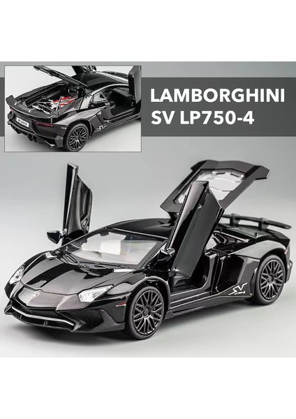 1:32 Lamborghinis Sv Lp0-4 Alaşım Spor Araba Modeli Döküm ve Oyuncak Metal Araç Simülasyon Araba Modeli Koleksiyonu Çocuk Hediyeleri (Yurt Dışından)