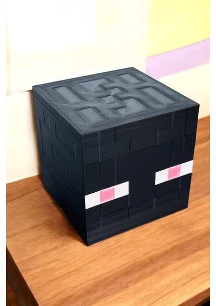Minecraft Enderman Kalemlik 8 cm Kalem Kutusu Dekoratif Obje modelleri