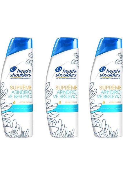 Supreme Şampuan 3’lü Set – Argan Yağlı 300 ml x 3
