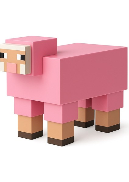 Minecraft Sheep Seti Pembe Koyun Mavi Koyun Beyaz Koyun modelleri
