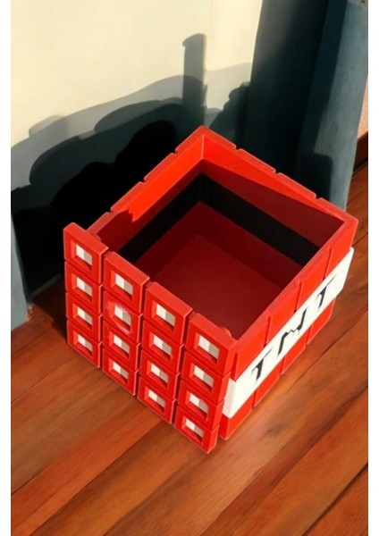 Minecraft Tnt Kalemlik 8 cm Kalem Kutusu Dekoratif Obje modelleri