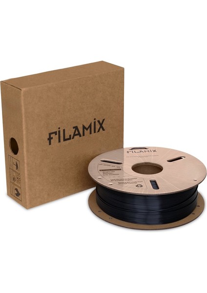 Rapid Petg Siyah Filament 1.75MM 1000GR - Urhanshop Gönderimli