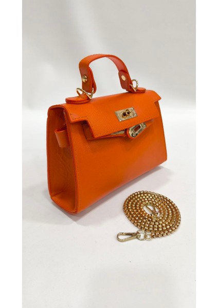 Kilit Detaylı Lüks El ve Omuz Kadın Çanta indirimleri