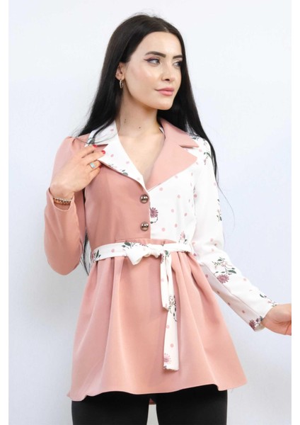 Ceket Model Bluz Pudra fiyatları