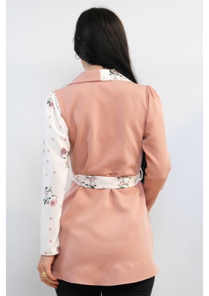 Ceket Model Bluz Pudra modelleri
