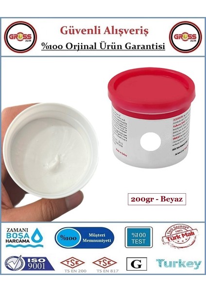 Ahşap Mobilya Tamir Macunu - 200GR - Beyaz