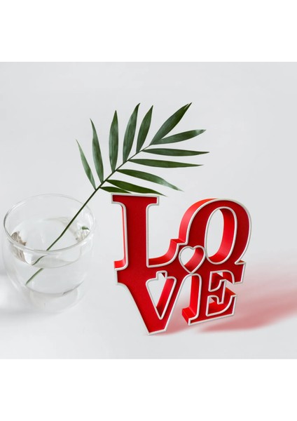 Love Yazılı Aşk Dekoru Unutulmaz Hediye