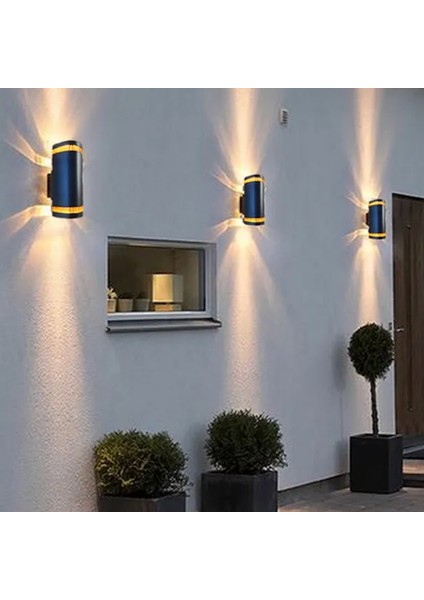 Torino Çift Ampullü Dış Mekan Aplik – 2×GU10 Antrasit Up-Down Aydınlatma indirimleri