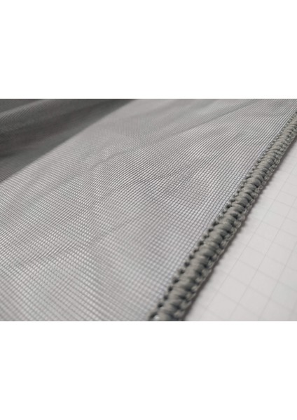 Modern Dökümlü Düz Tül Perde -Gri - Pilesiz Dikim - G5000 fiyatları