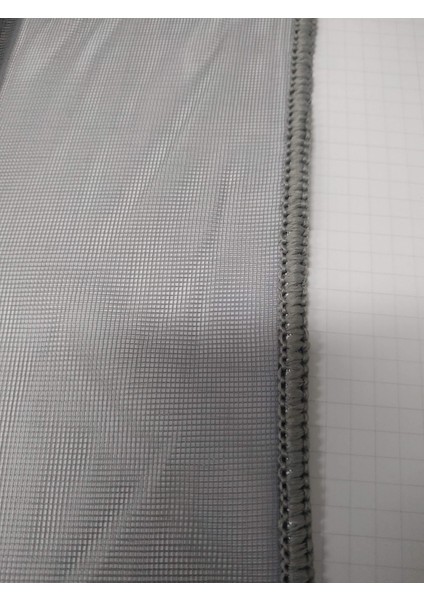 Modern Dökümlü Düz Tül Perde -Gri - Pilesiz Dikim - G5000 fırsatları