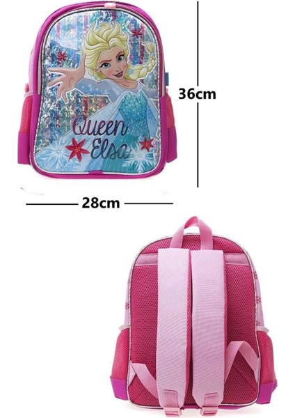 Elsa Kız Çocuk Ilk Okul Çantası, Beslenme Çantası, Suluk, Yemek Kabı Seti fiyatları