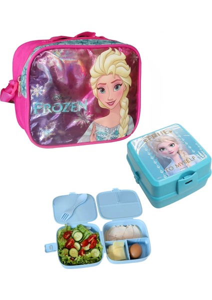 Elsa Kız Çocuk Ilk Okul Çantası, Beslenme Çantası, Suluk, Yemek Kabı Seti modelleri