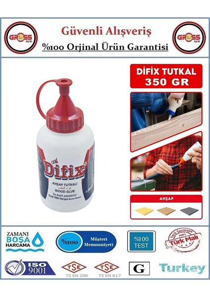 Ağaç Tutkalı - Ahşap Mobilya Tutkalı - 350GR - Beyaz