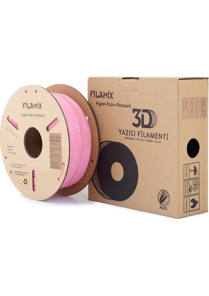 Hyper Pla Filament Pembe -