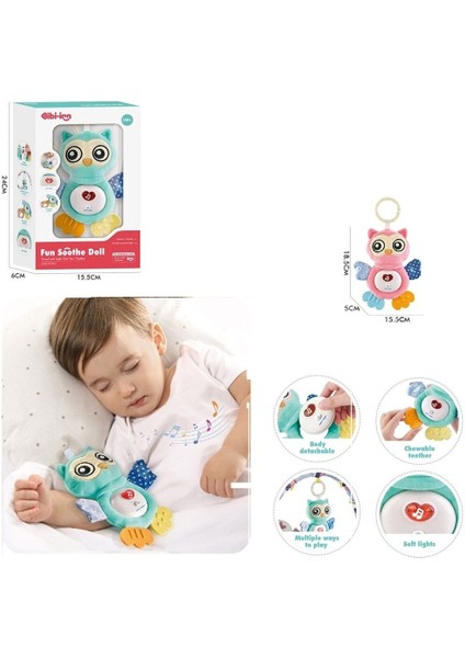 BIB6008 -Vardem Işıklı ve Sesli Bebek Baykuşu