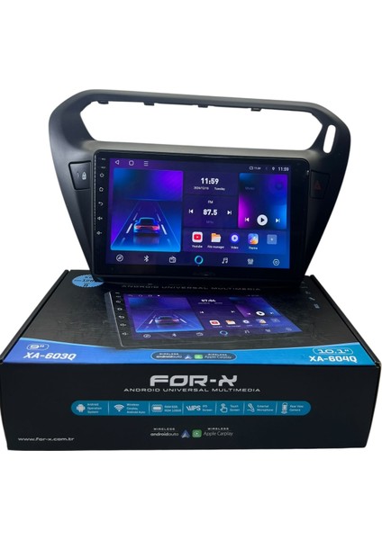 Pejo 301 -Citroen C-Elyse (Siyah) Forx 6-128 Tam Profesyonel Oem Multimedia