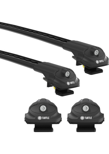 Volkswagen Golf Plus Turtle Ara Atkı Taşıyıcı Bar 2005-2014 Arası Uyumlu - Turtle Air1 Siyah