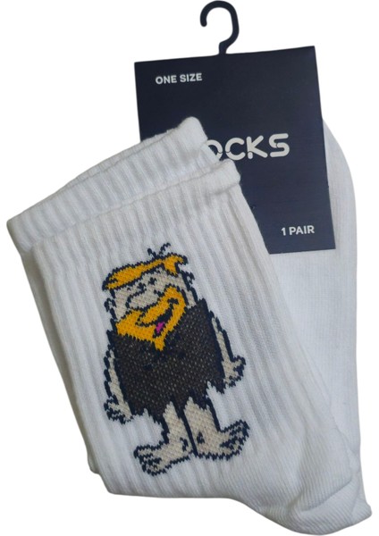 Socks 4 Lü Karakter Kolej Çorap modelleri