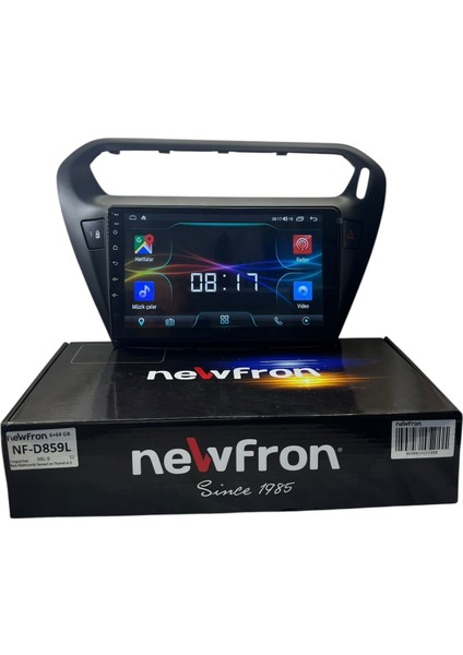 Pejo 301 -Citroen C-Elyse (Siyah) Newfron 6-64 Tam Profesyonel Oem Multimedia